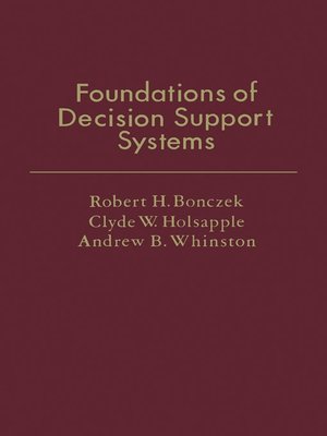 cover image of Foundations of Decision Support Systems